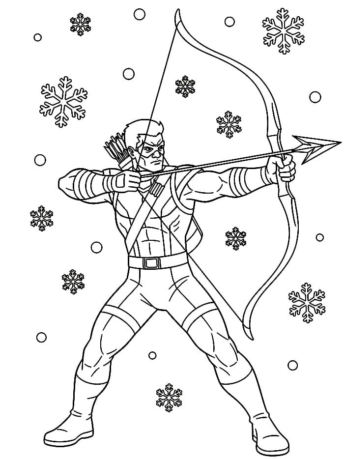 Hawkeye vinter fargelegging