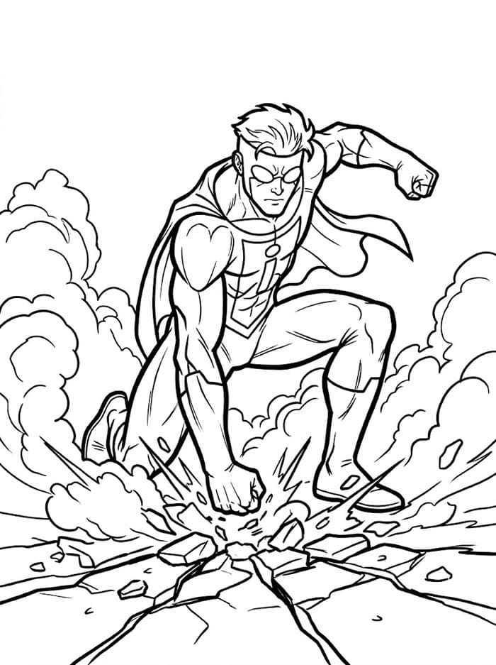 Invincible Landing fargelegging