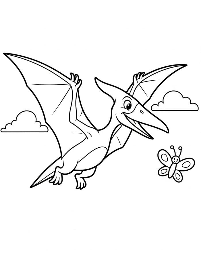 Jakt Pterodactyl fargelegging