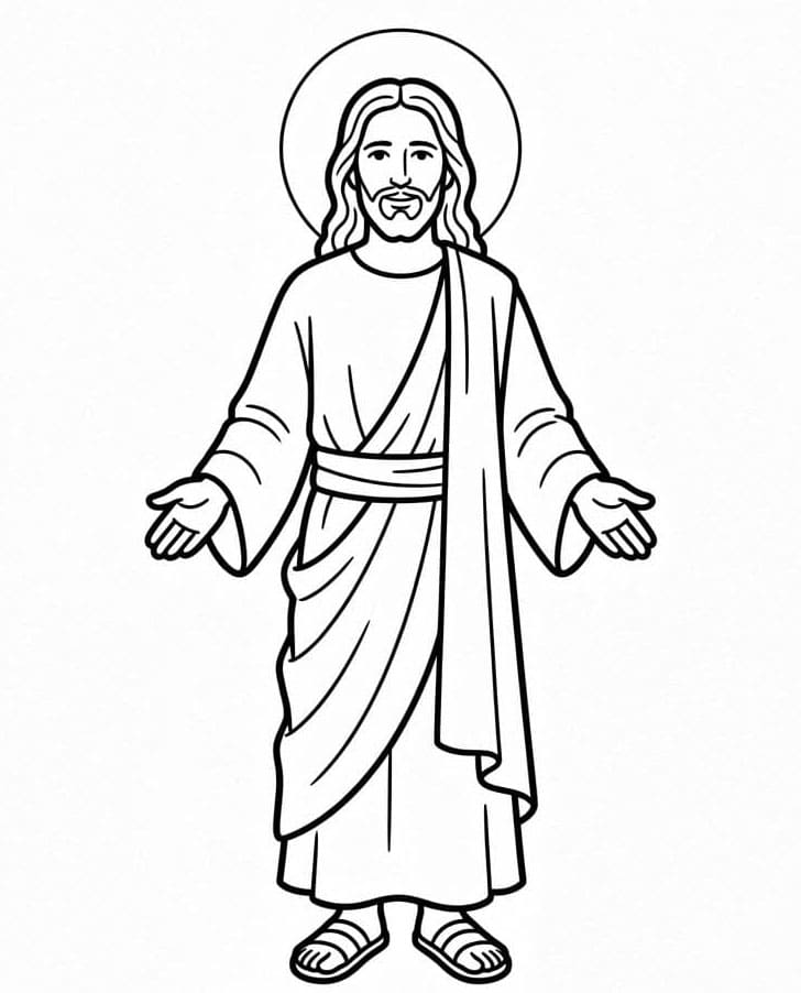 Jesus sprer fred fargelegging