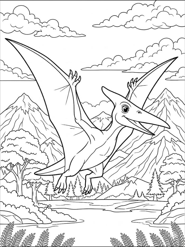 Jungel Pterodactyl fargelegging