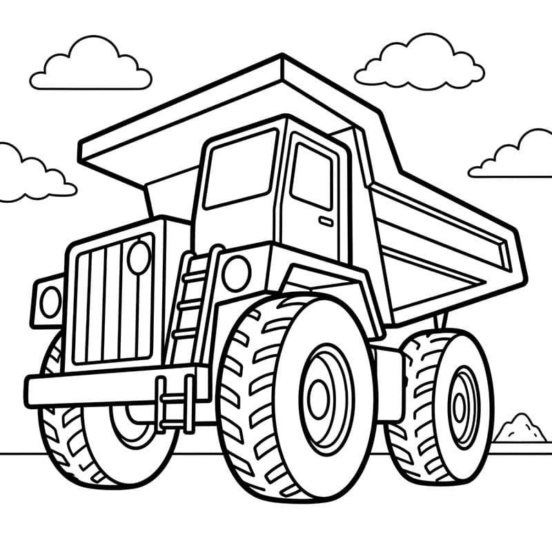 Kjempestor dumper fargelegging