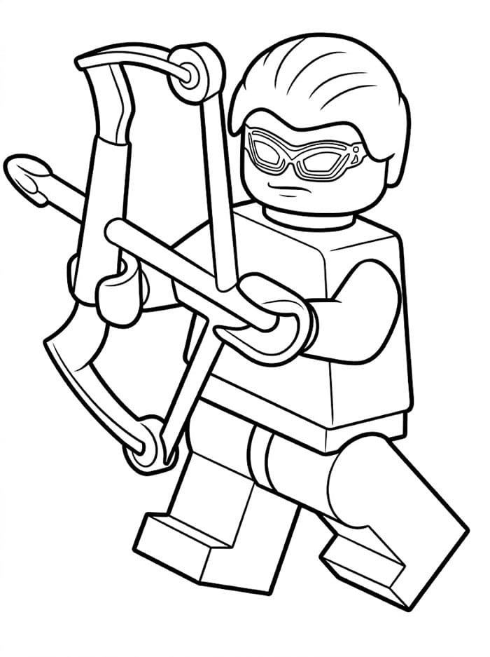 Lego Hawkeye fargelegging