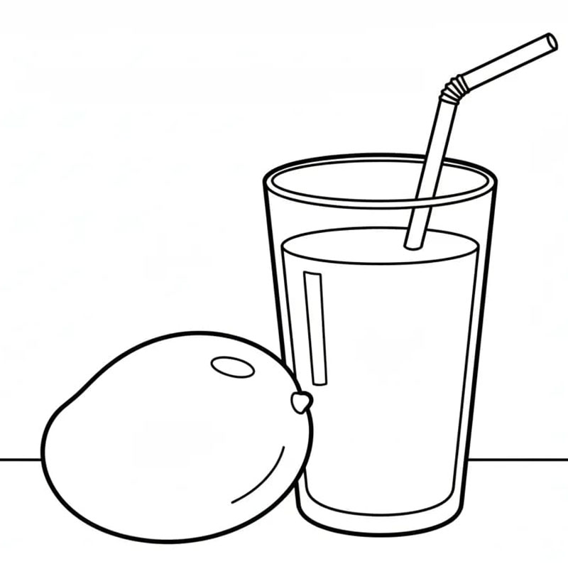 Mangojuice fargelegging