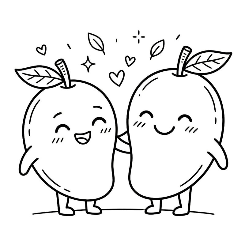 Mangovenner fargelegging