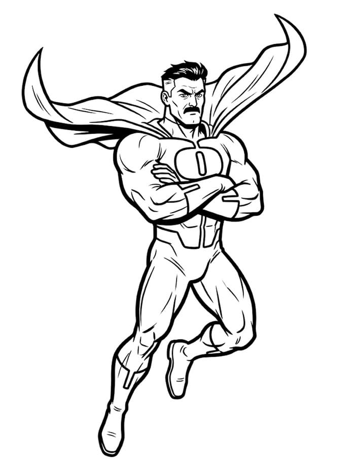 Omni-Man Flyving fargelegging