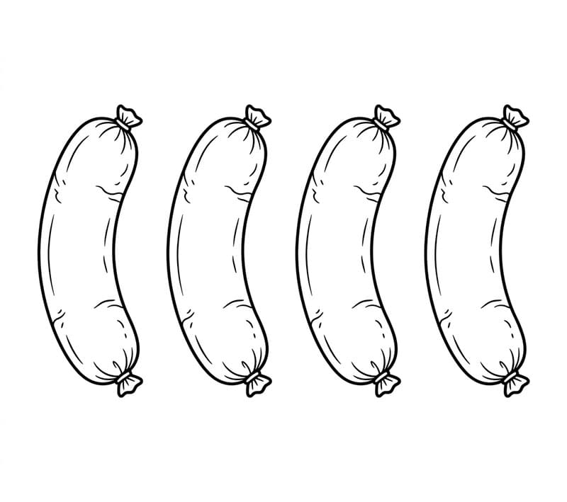 Pølserade fargelegging
