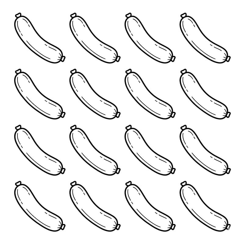 Pølserute fargelegging