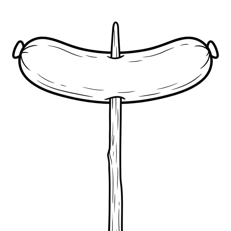 Pølsestang fargelegging