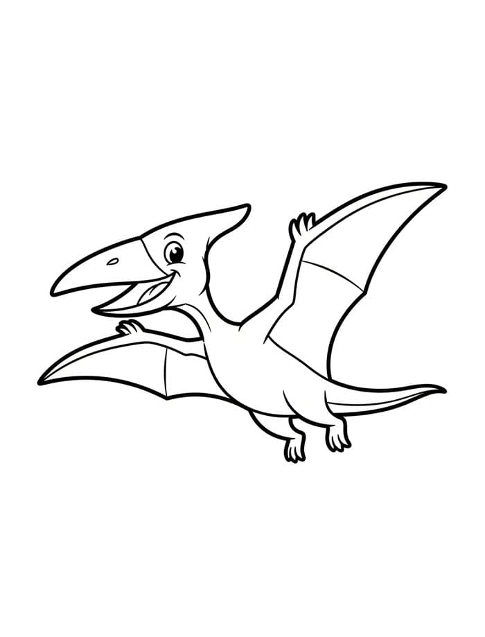 Pterodactyl glad fargelegging