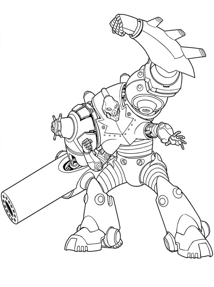 Robot Invincible Fri fargelegging