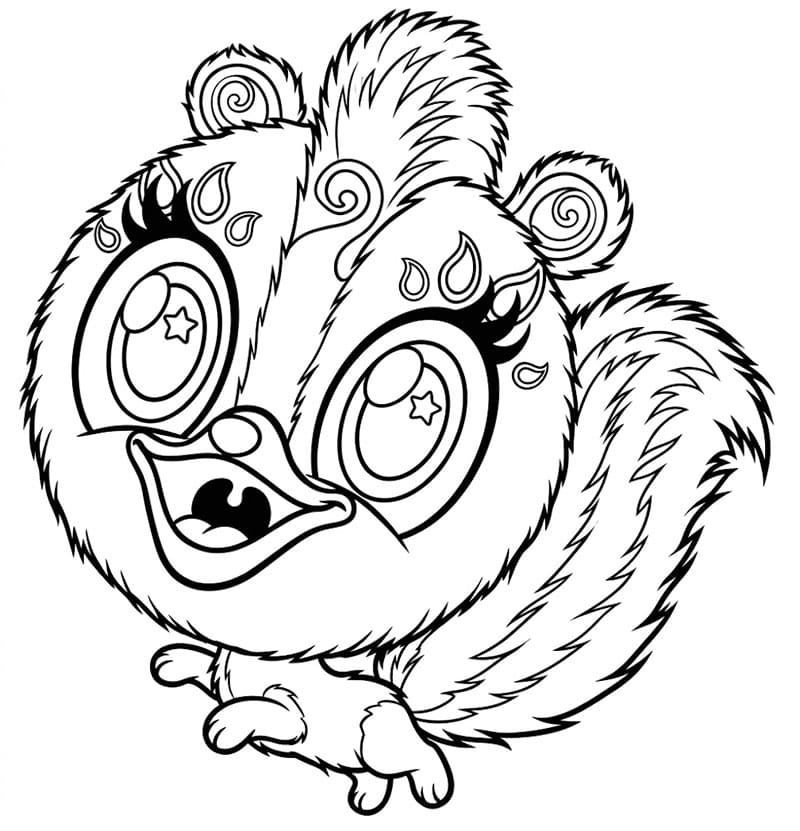 Scratchy Zoobles fargelegging
