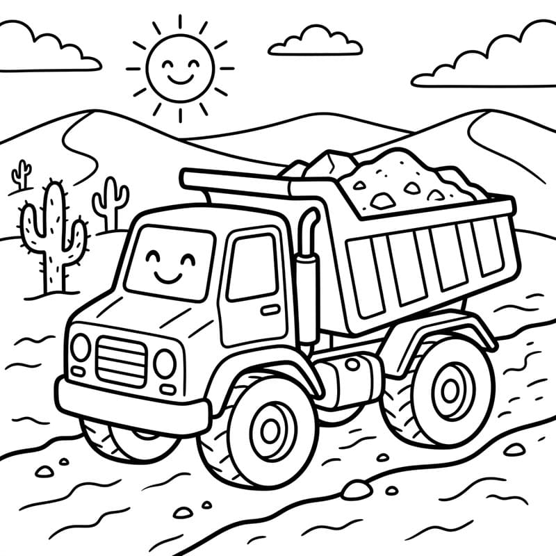 Smilende dumper fargelegging
