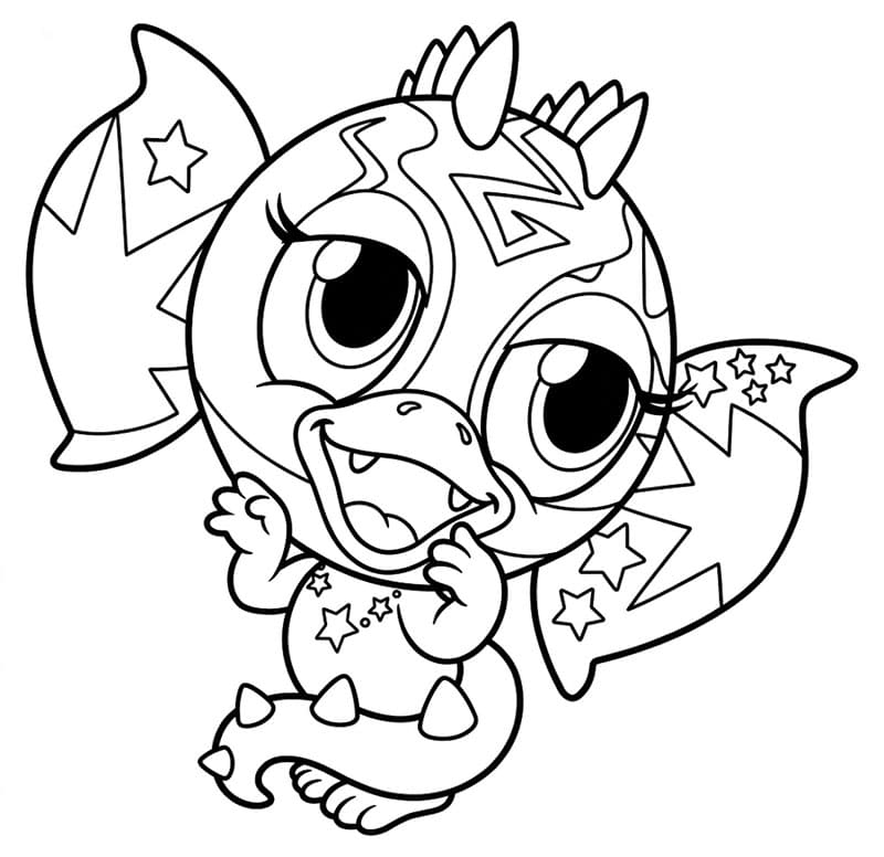 Spikey Zoobles fargelegging