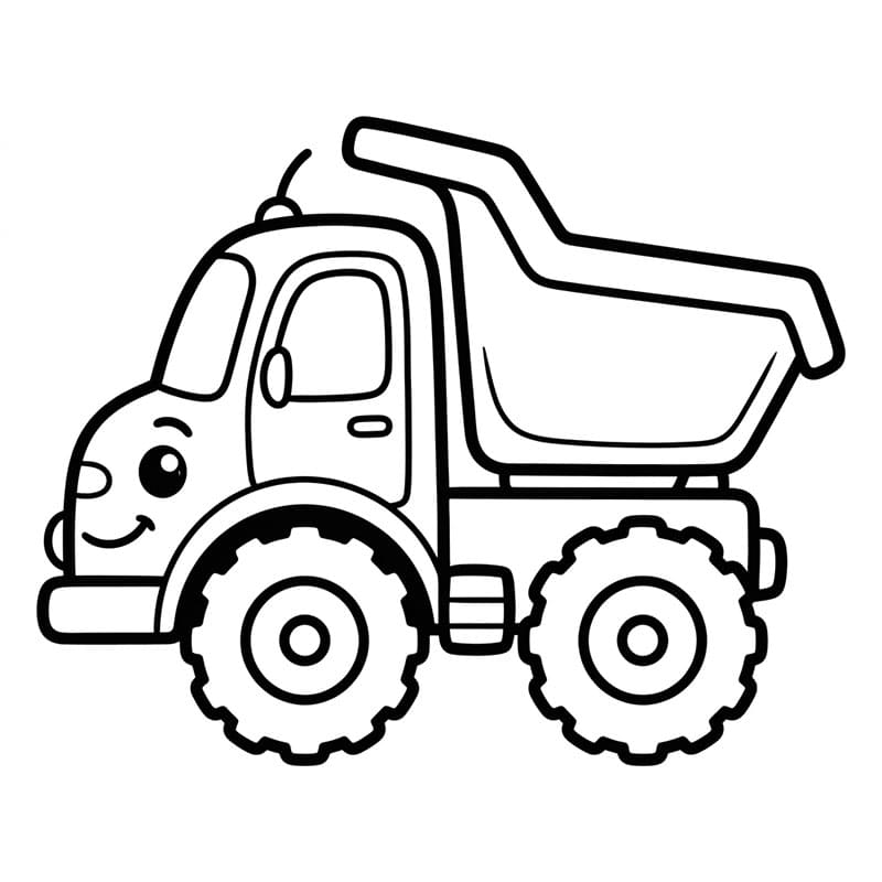 Tegneserie-dumper med store øyne fargelegging