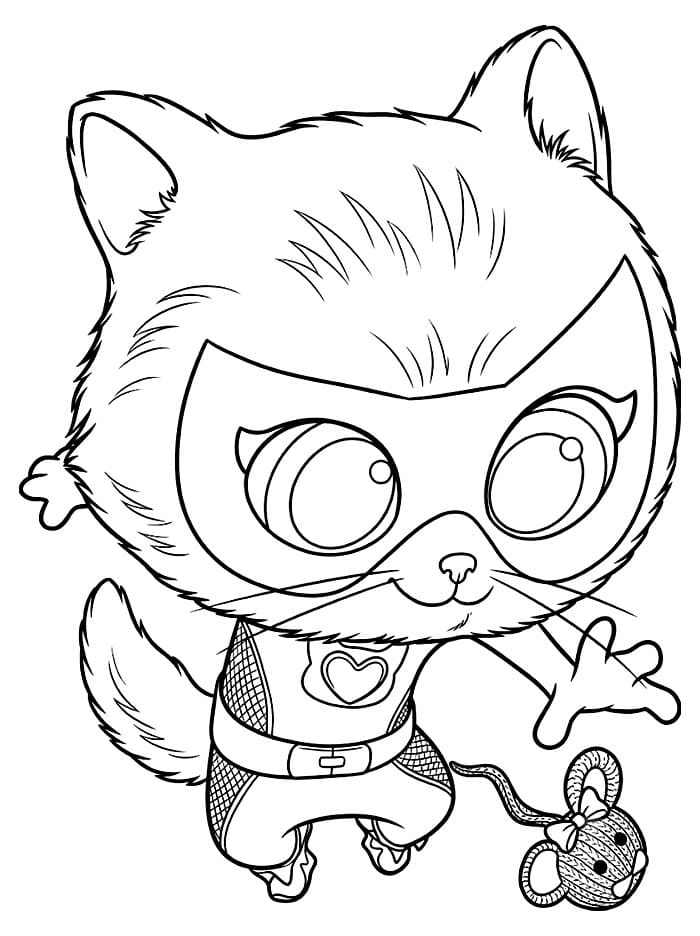 Bitty fangstmus fargelegging