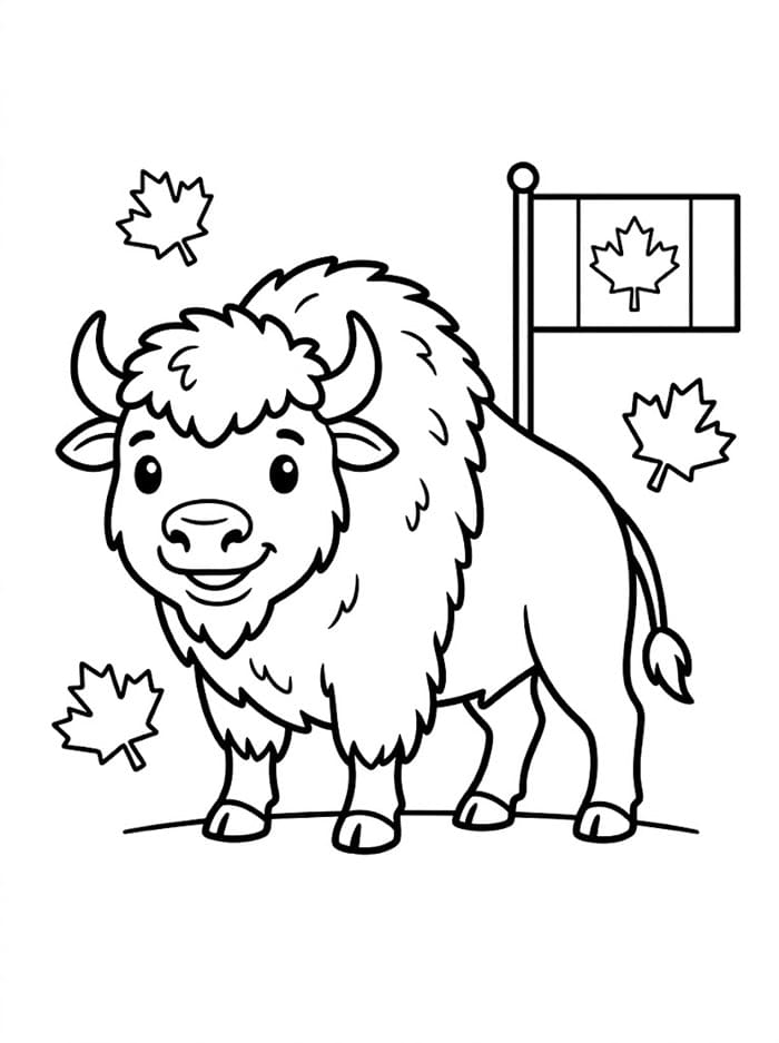Canada Bison fargelegging