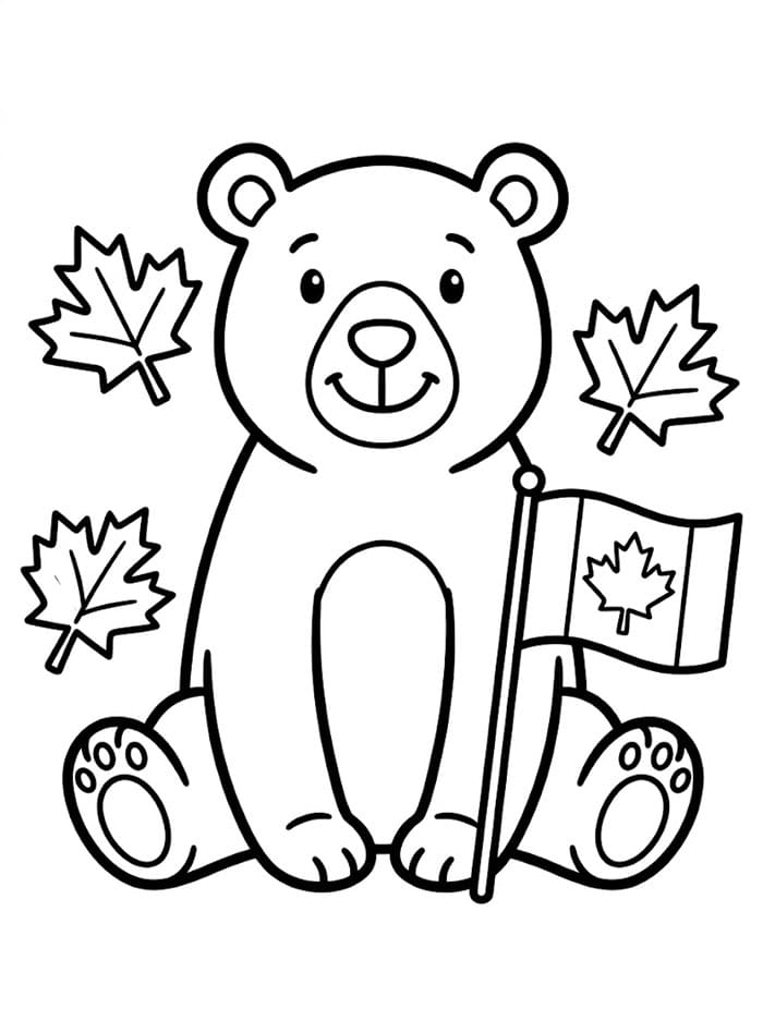 Canada Bjørn fargelegging