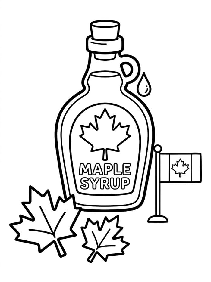 Canada lønnesirup fargelegging