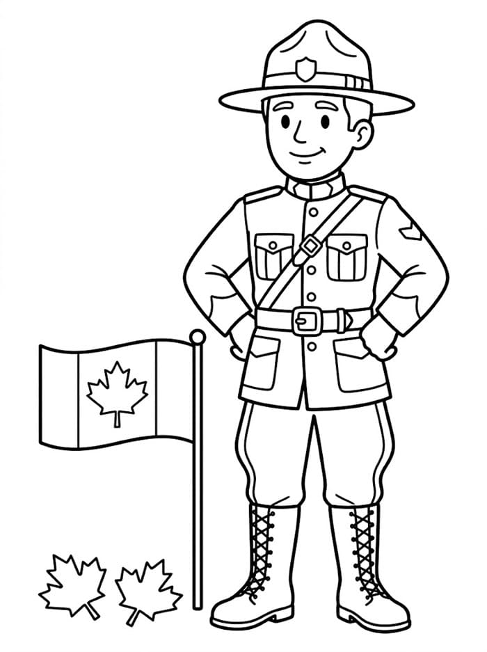 Canada Mountie fargelegging