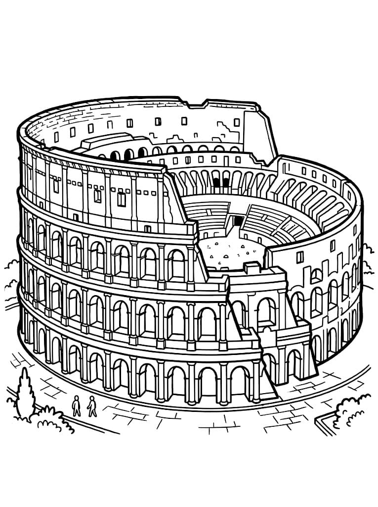 Colosseum fargelegging