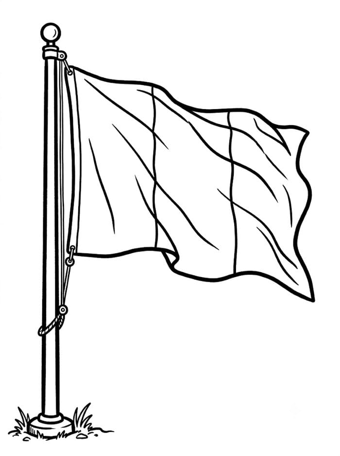 Italiensk flagg fargelegging