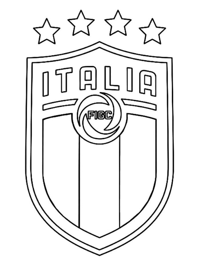 Italiensk fotballlogo fargelegging