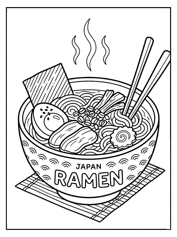 Japan Ramen fargelegging