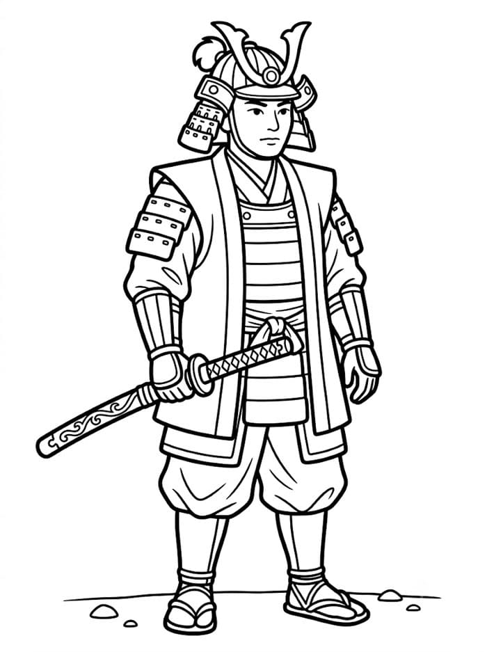 Japan Samurai fargelegging