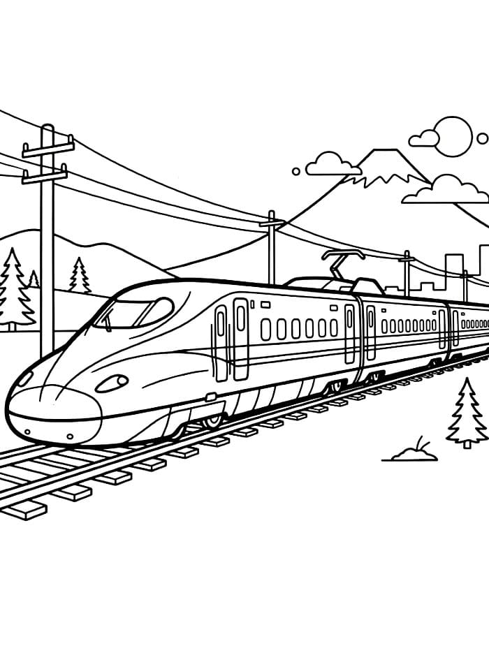 Japan Shinkansen fargelegging