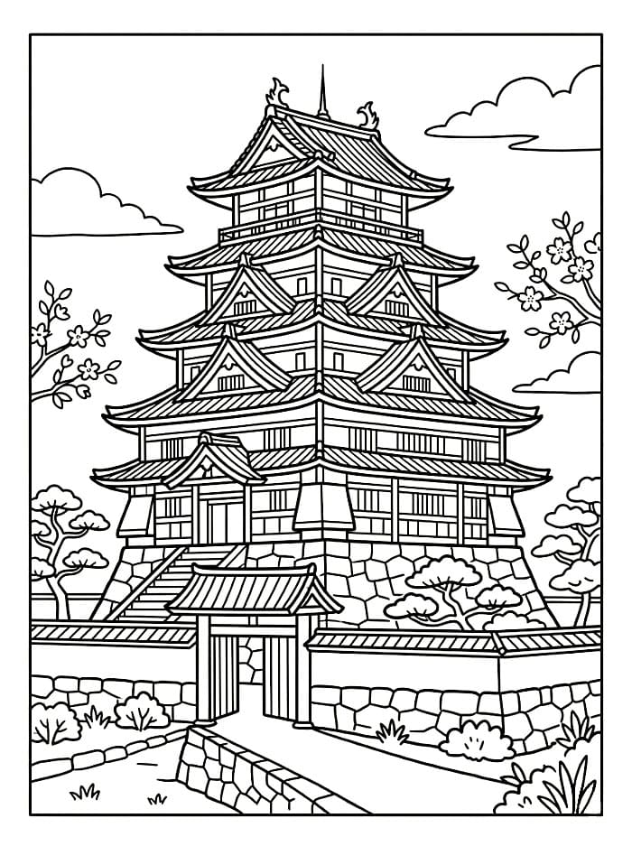 Japan Slott fargelegging
