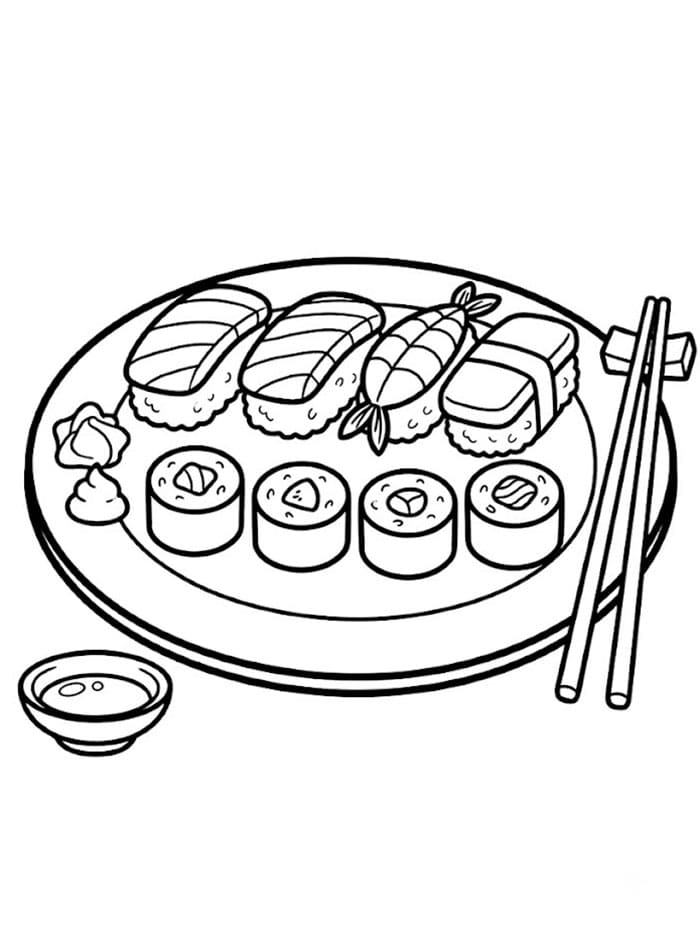 Japan Sushi fargelegging