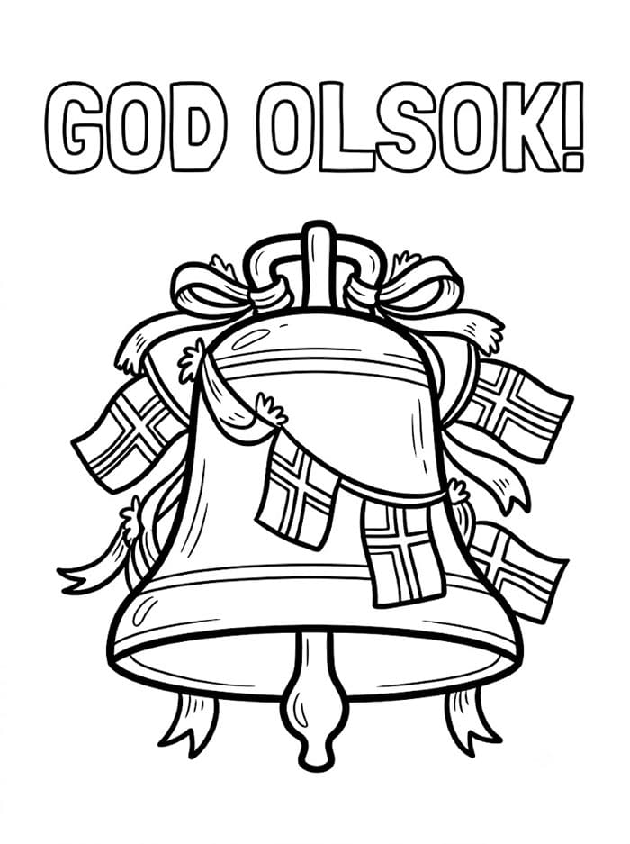 Olsok Feiringsklokke fargelegging