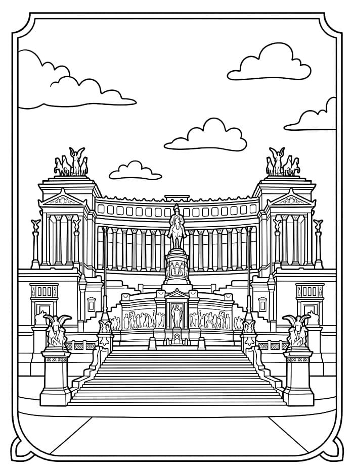 Piazza Venezia i Italia fargelegging