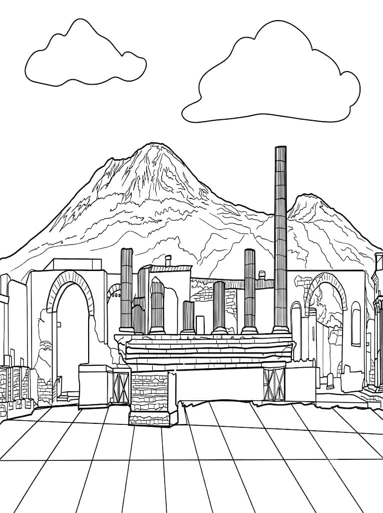 Pompeii i Italia fargelegging