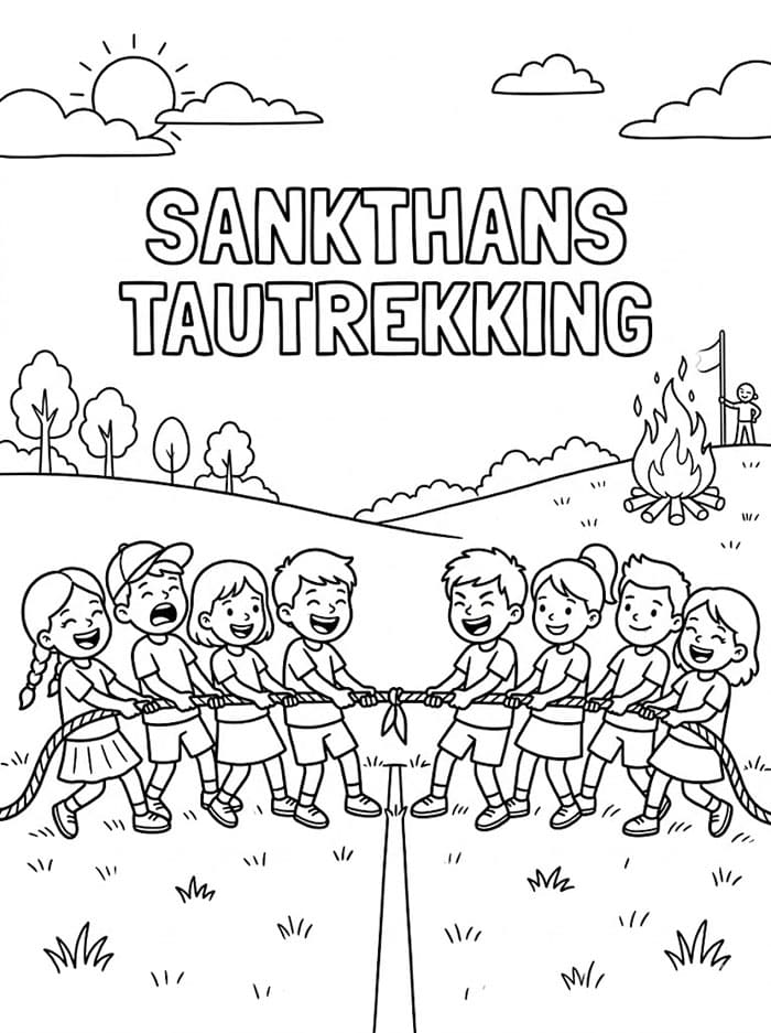 Sankthans Tautrekking fargelegging