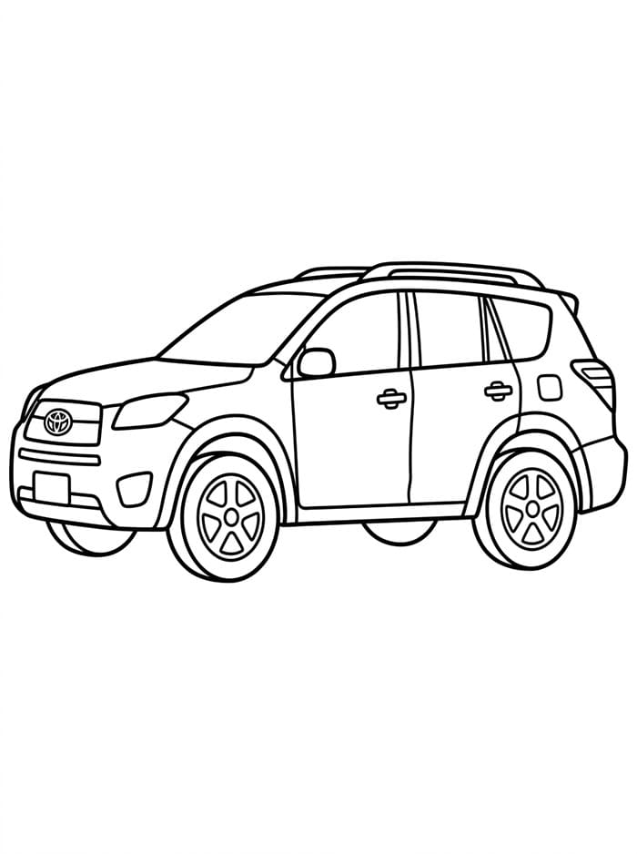Bilde av Toyota SUV fargelegging