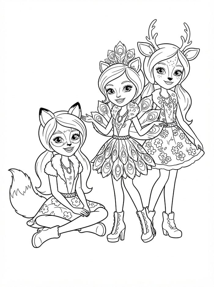 Enchantimals Fargelegging