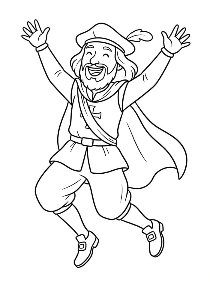 Christopher Columbus glad fargelegging