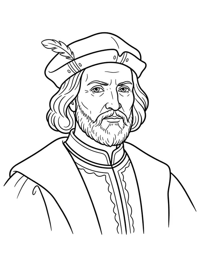 Christopher Columbus pottrain fargelegging