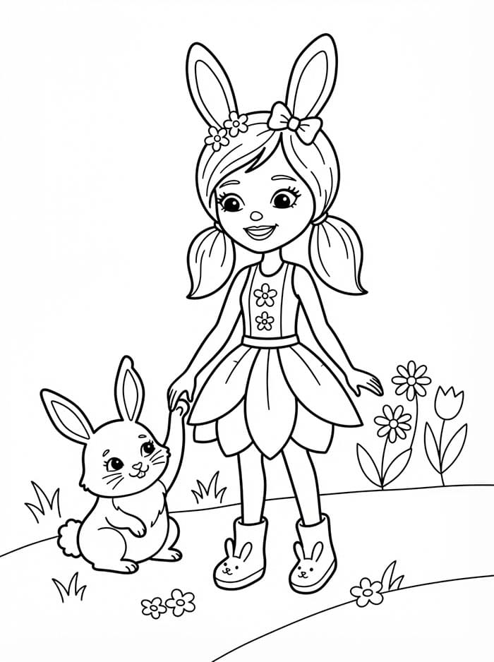 Enchantimals Bree Bunny fargelegging