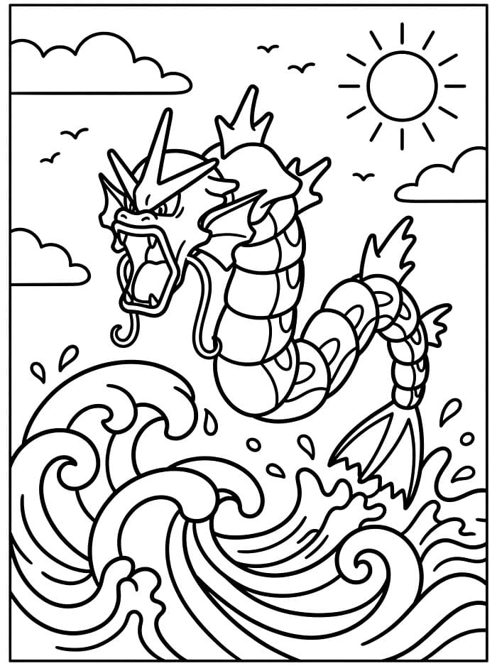 Gyarados hopper fargelegging