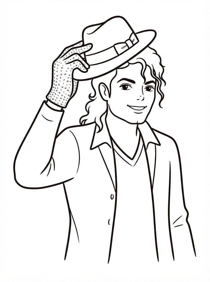 Michael Jackson tipper fargelegging