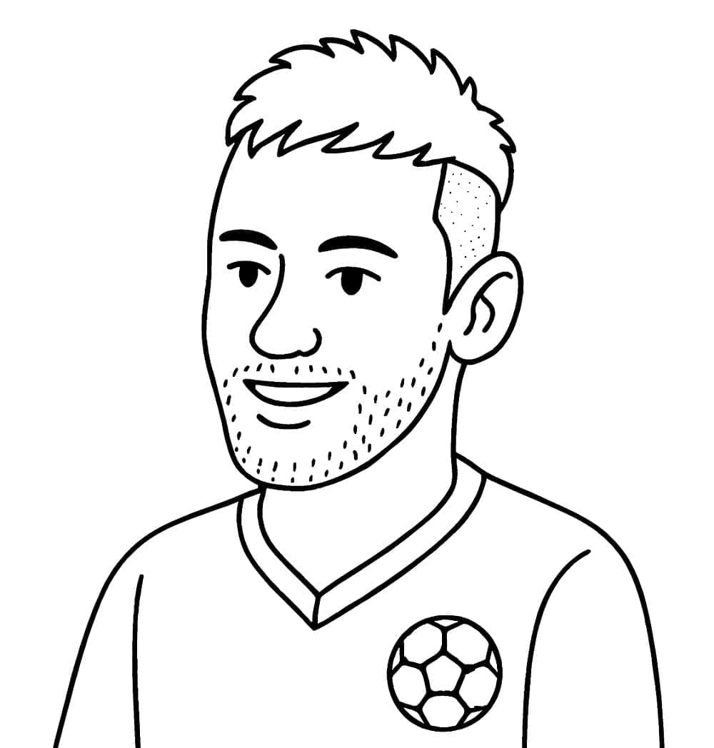 Neymar Enkel fargelegging