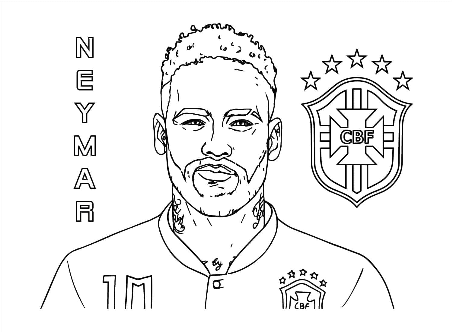 Neymar Glad fargelegging