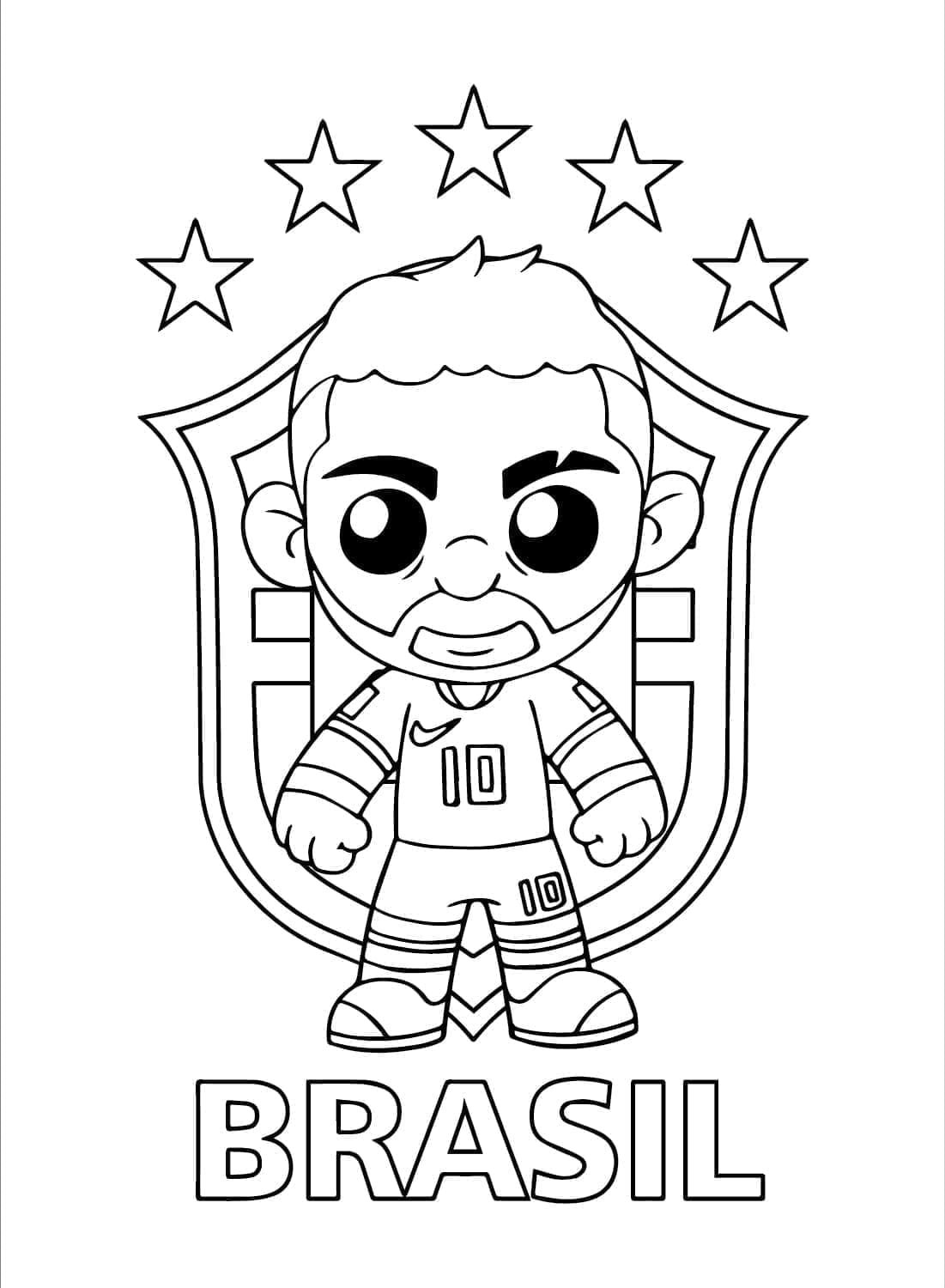 Neymar i Miniutgave fargelegging