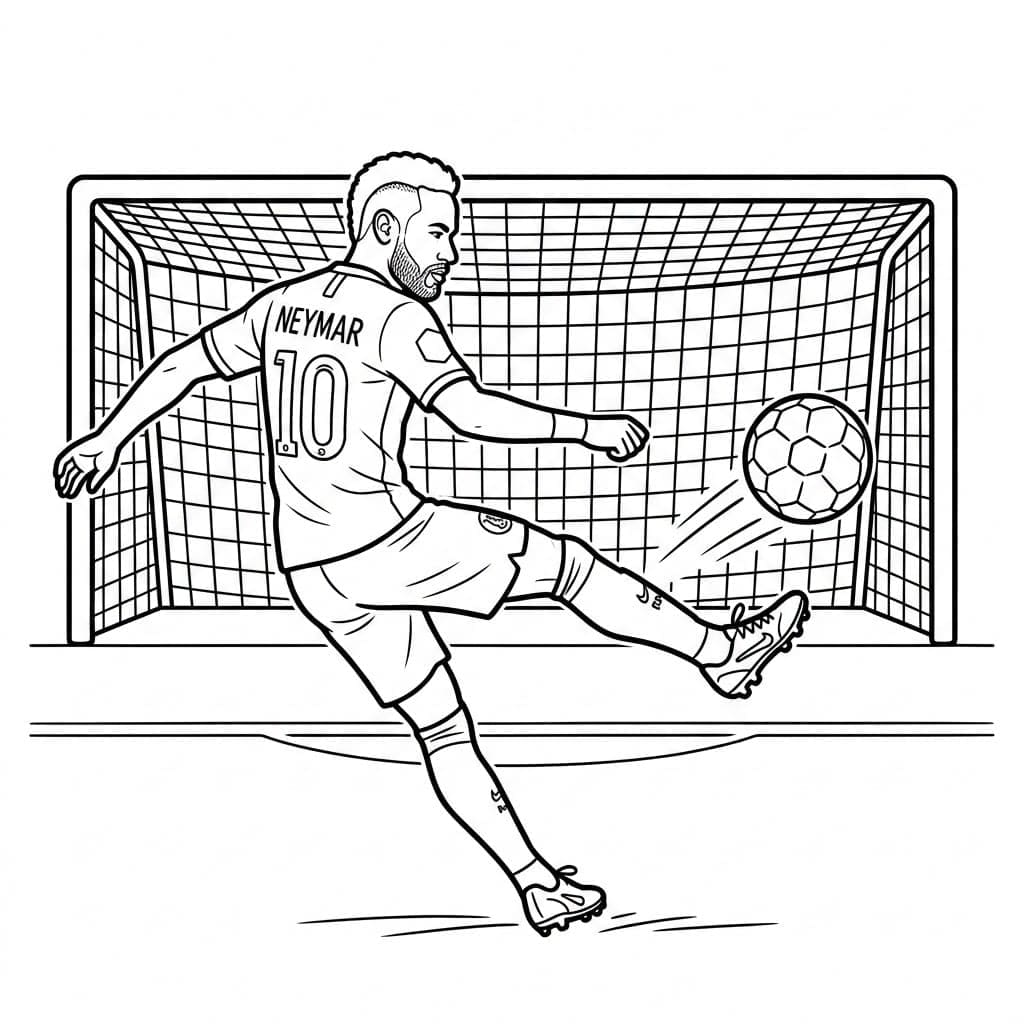 Neymar Skyter fargelegging