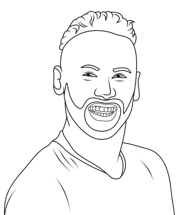 Neymar Smiler fargelegging