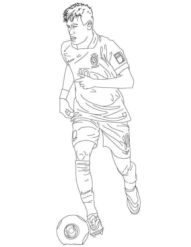 Neymar Spiller fargelegging