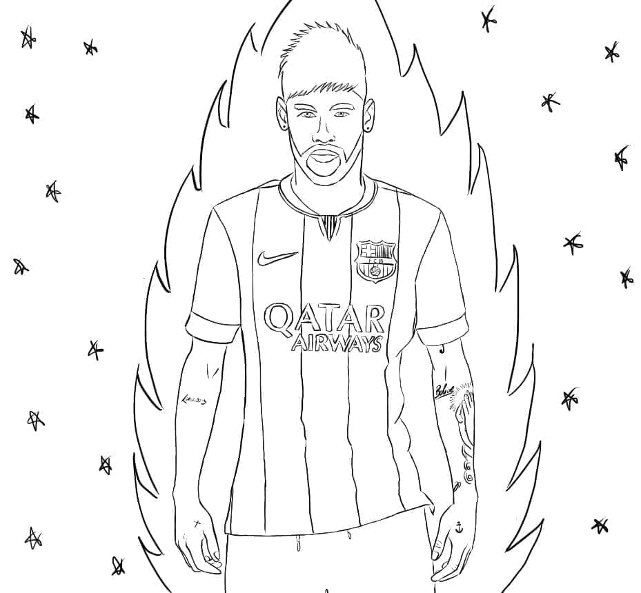 Neymar Styrke fargelegging